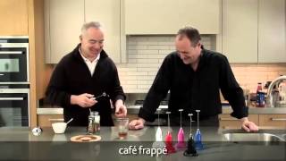 How to make a frappé coffee using an aerolatte milk frother [upl. by Suitangi191]