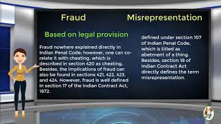 What is Difference Between Fraud amp Misrepresentation [upl. by Bobbie]