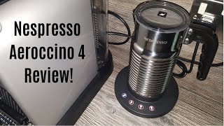 Nespresso Aeroccino 4 Milk Frother Review  Worth upgrading from the Aeroccino 3 [upl. by Charyl]