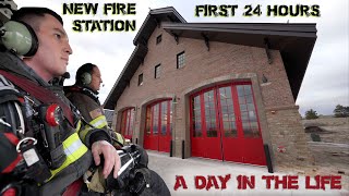 First 24 Hours in a New Fire Station  A Day in the Life [upl. by Anirdnaxela161]