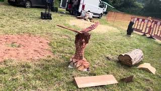 A fabulous range of wooden sculpture at Caerleon festival 2024 [upl. by Timotheus]