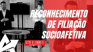 DIREITO DE FAMÍLIA Reconhecimento de filiação socioafetiva [upl. by Hilario366]