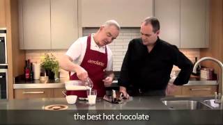 How to make a hot chocolate using an aerolatte milk frother [upl. by Erdied943]